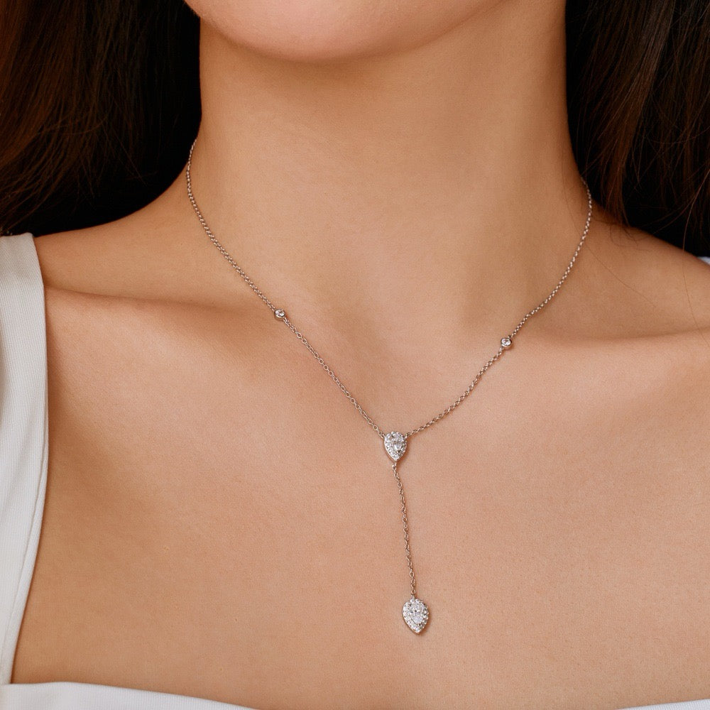 coco 18K zircon Necklace Lucky For Women Daily Wear Waterproof AlhambraFour-leaf clover