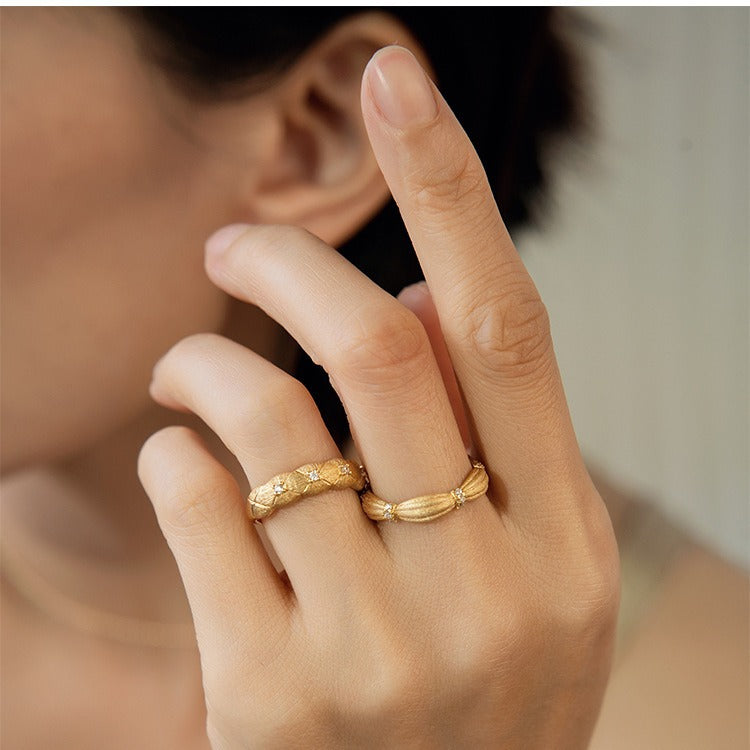 Personalize Gold Plated Sterling Silver Oval Moissanite Anniversary Band – Hypoallergenic Eternity Ring